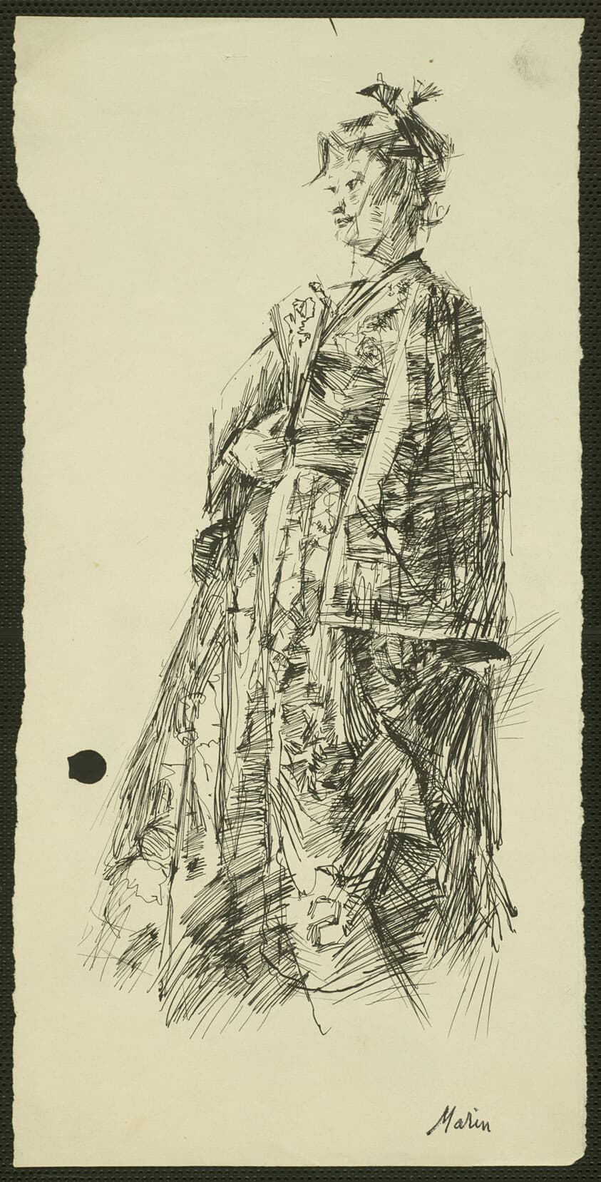Standing Figure (Woman in Kimono) — John Marin