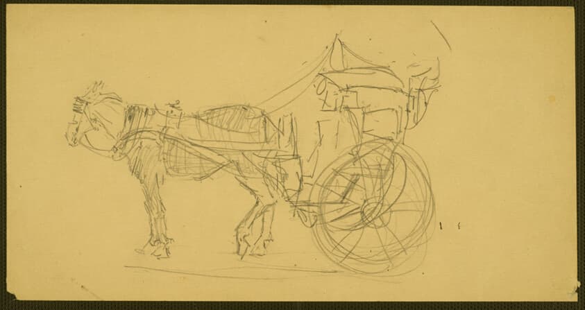 Horse and Carriage — John Marin