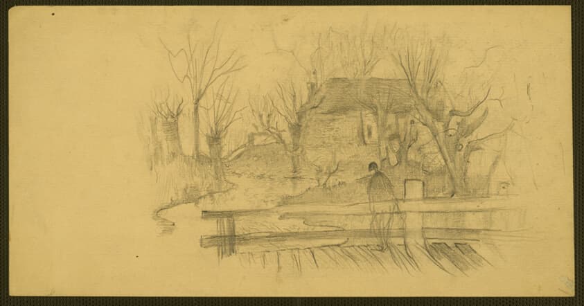 Figure on a Bridge — John Marin