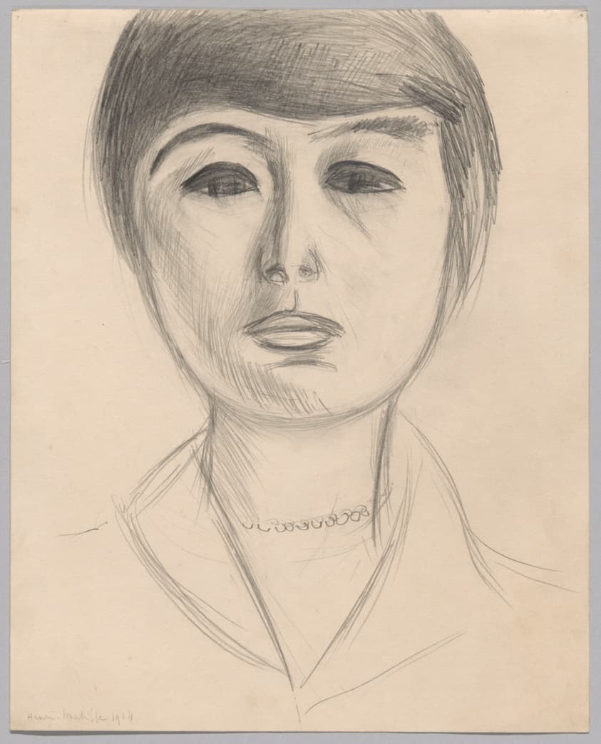 Portrait of Elsa Glaser — Henri Matisse