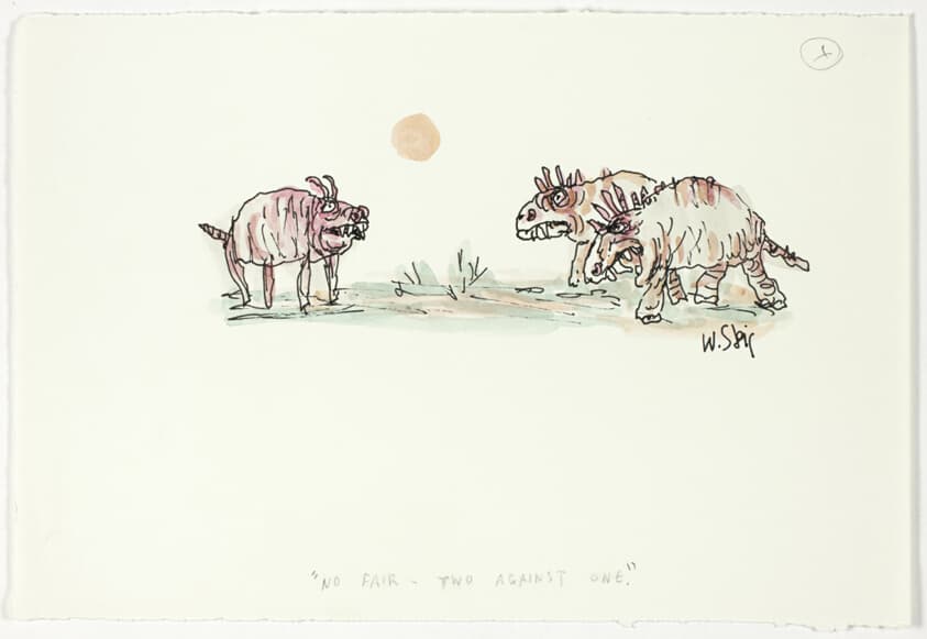 No Fair - Two Against One — William Steig
