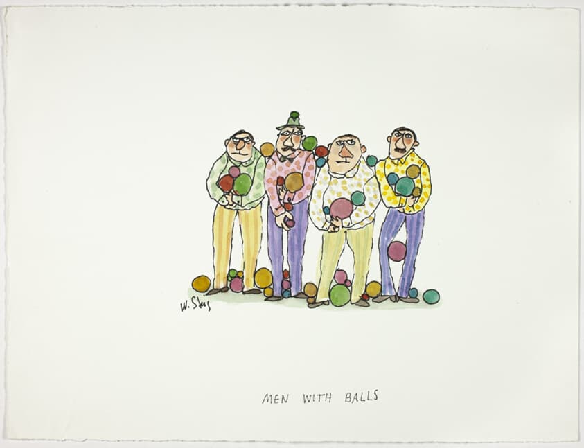 Men with Balls — William Steig