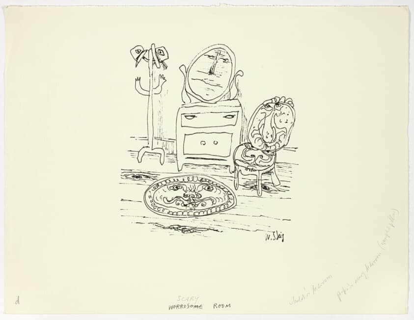 Scary [Worrisome] Room — William Steig