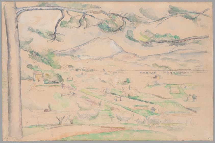 Montagne Sainte-Victoire (The Arc Valley) — Paul Cézanne