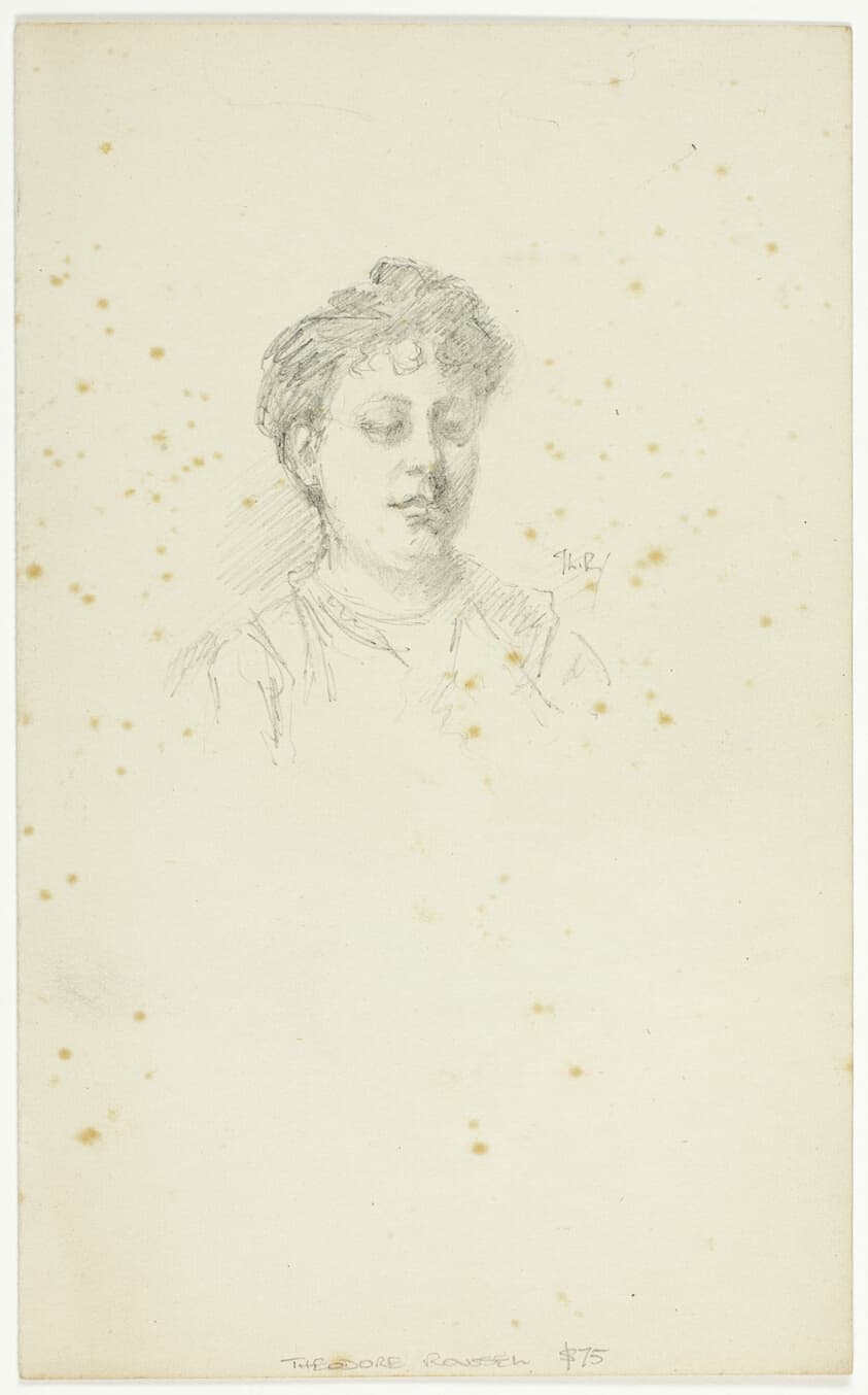 Sketch of Edith Austin — Theodore Roussel