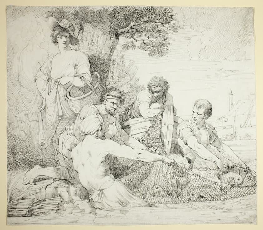 Fishermen — John Hamilton Mortimer