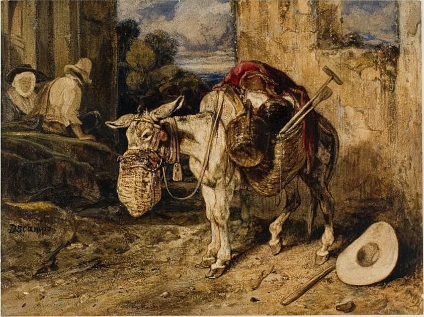 Donkey — Alexandre Gabriel Decamps