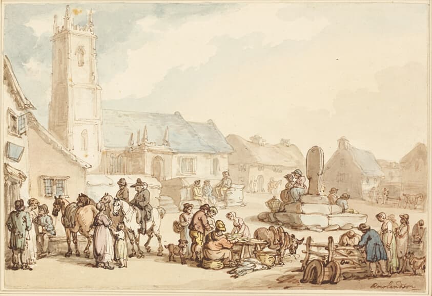 St. Cullum's, Cornwall — Thomas Rowlandson