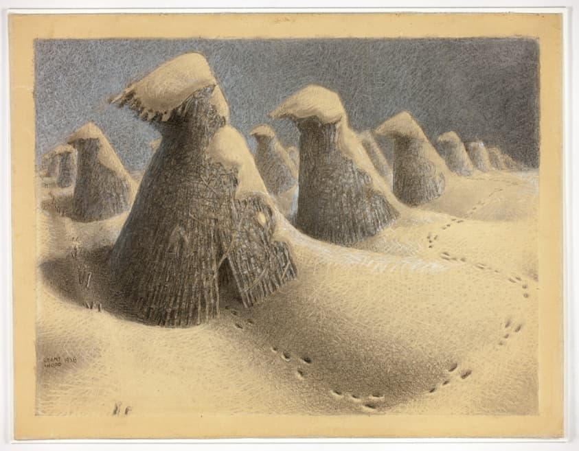 January — Grant Wood