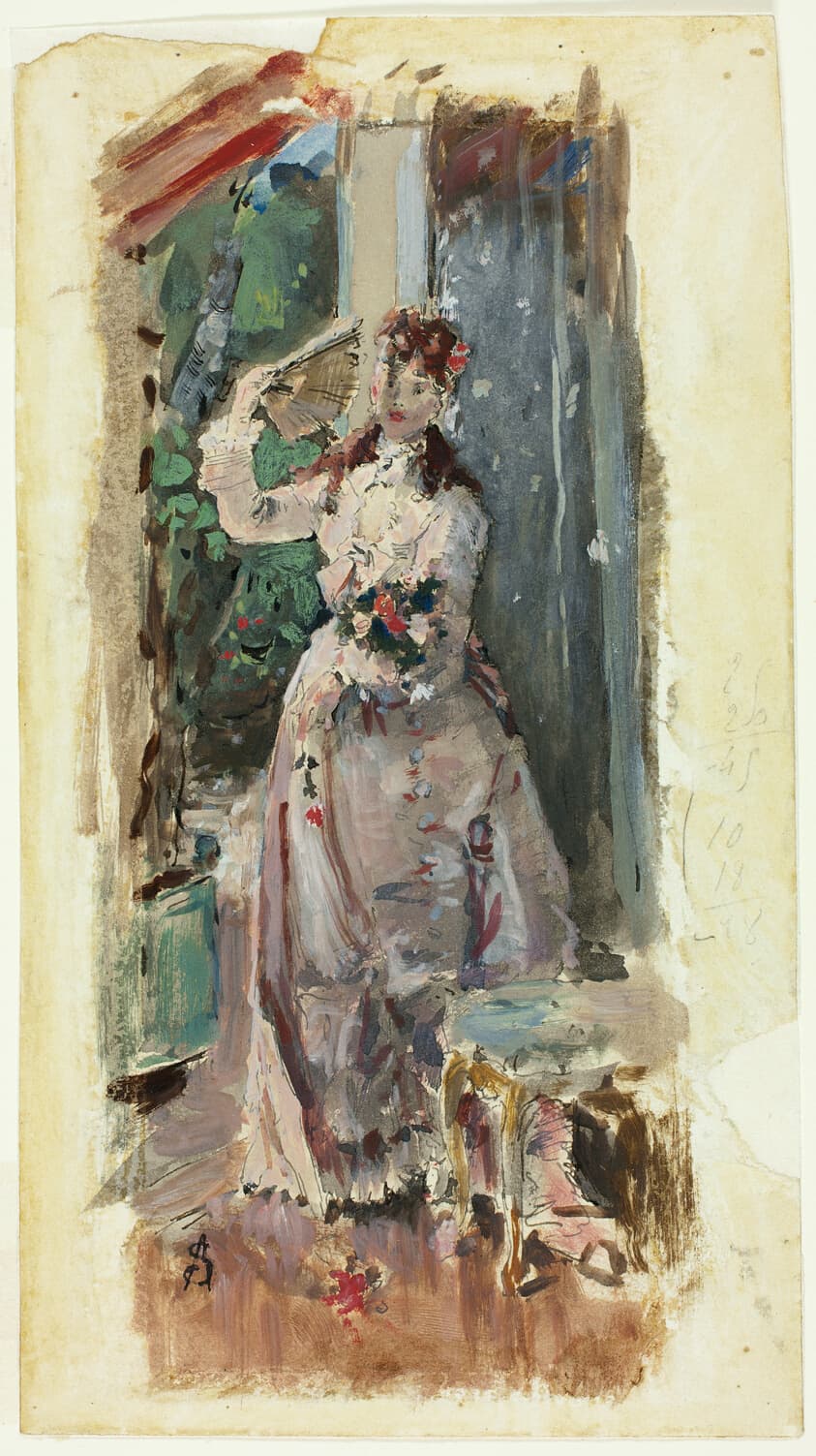 The Corner of the Balcony — Alfred Stevens