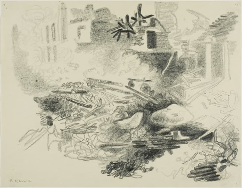 Study for The Rock — Peter Blume