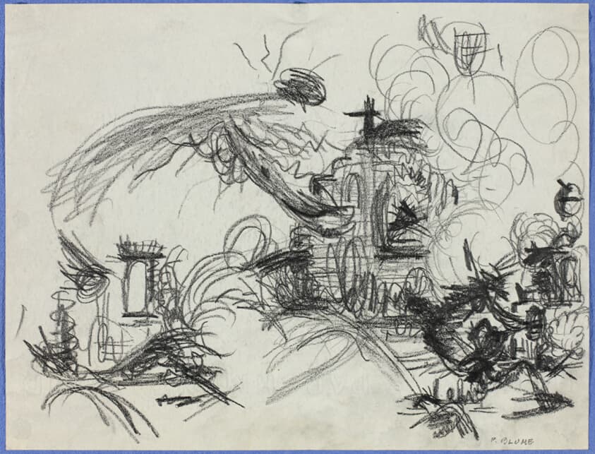 Study for The Rock — Peter Blume