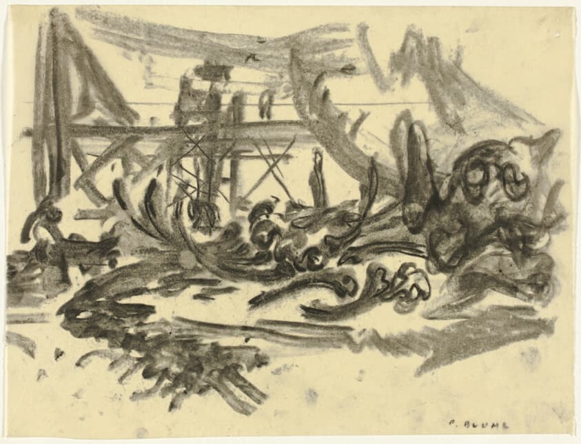 Study for The Rock — Peter Blume