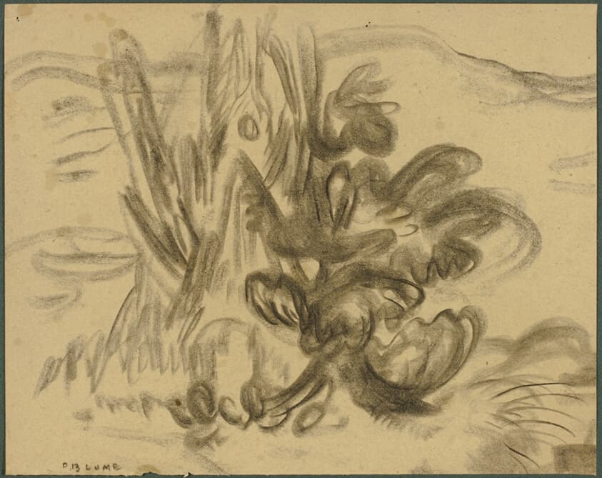 Study for Flowering Stump — Peter Blume