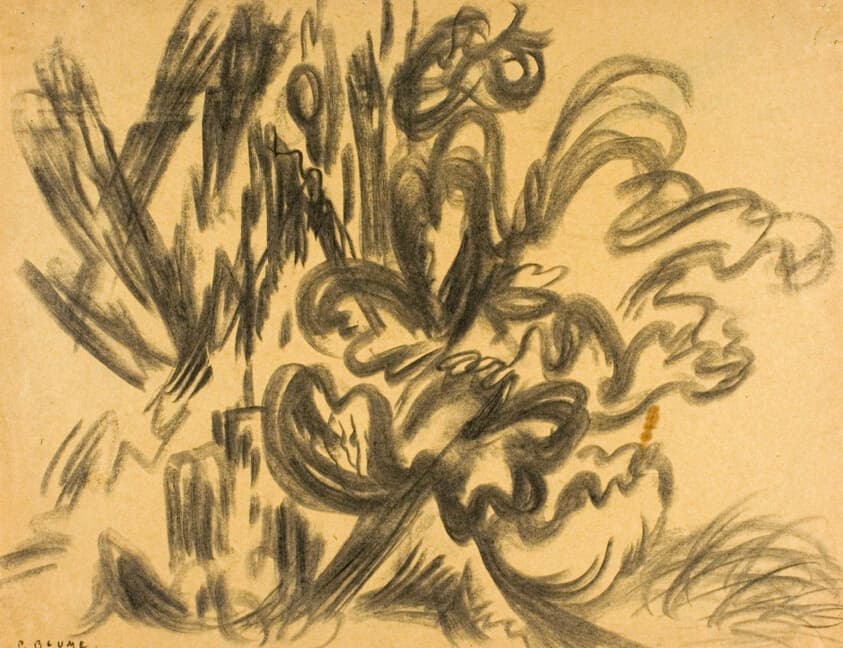 Study for Flowering Stump — Peter Blume
