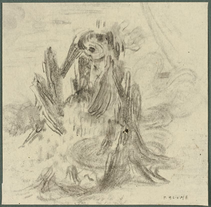 Study for Flowering Stump — Peter Blume
