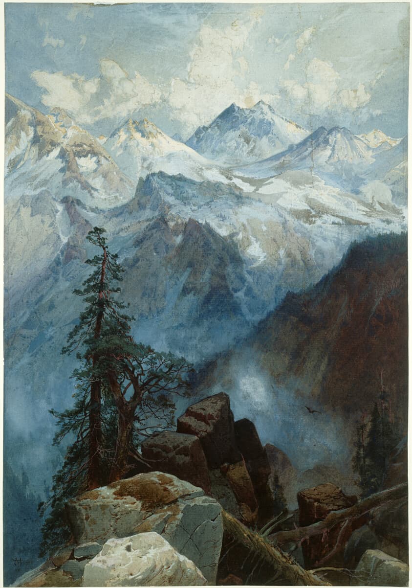 Summit of the Sierras — Thomas Moran
