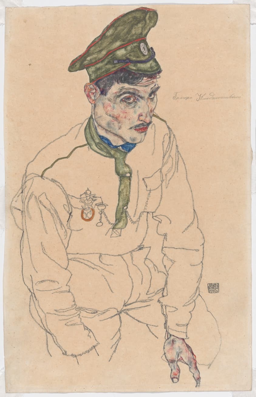 Russian War Prisoner — Egon Schiele