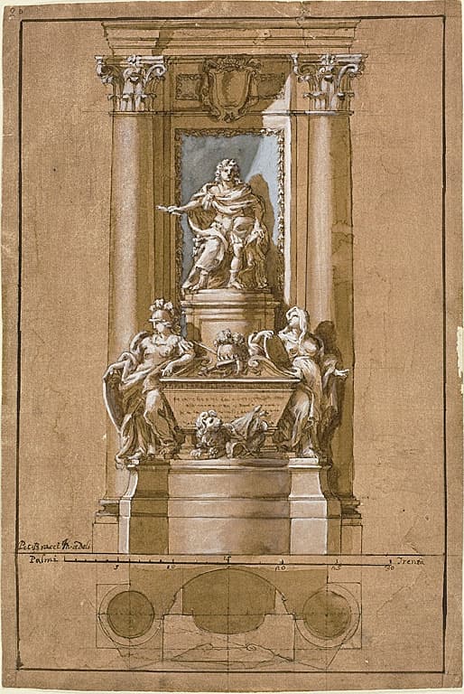 Project for the Tomb of James III, the Old Pretender — Pietro Bracci