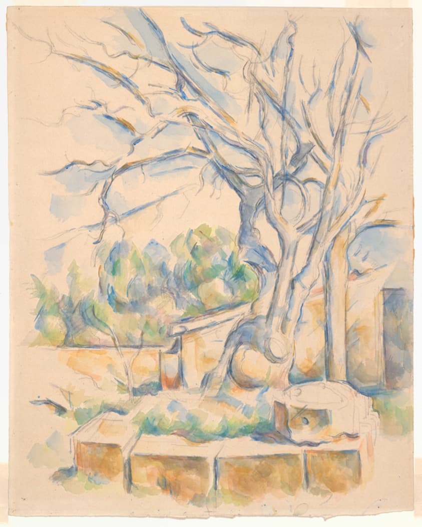 Pistachio Tree at Château Noir — Paul Cézanne