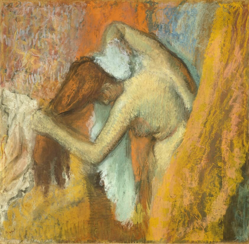 Woman at Her Toilette — Edgar Degas