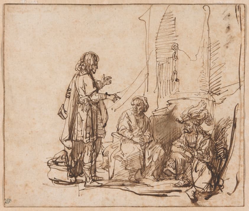 Joseph Interpreting the Prisoners' Dreams — Govaert Flinck