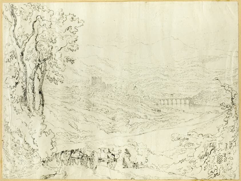 Town and Castle of Hay — Joseph Murray Ince