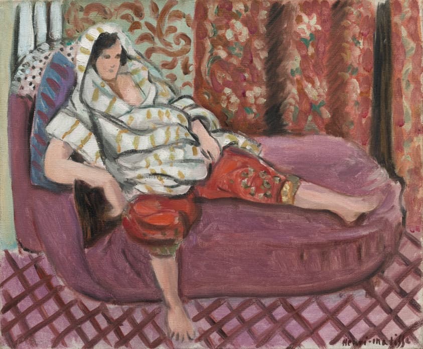 Woman on Rose Divan — Henri Matisse