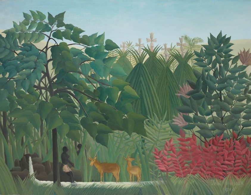 The Waterfall — Henri Rousseau