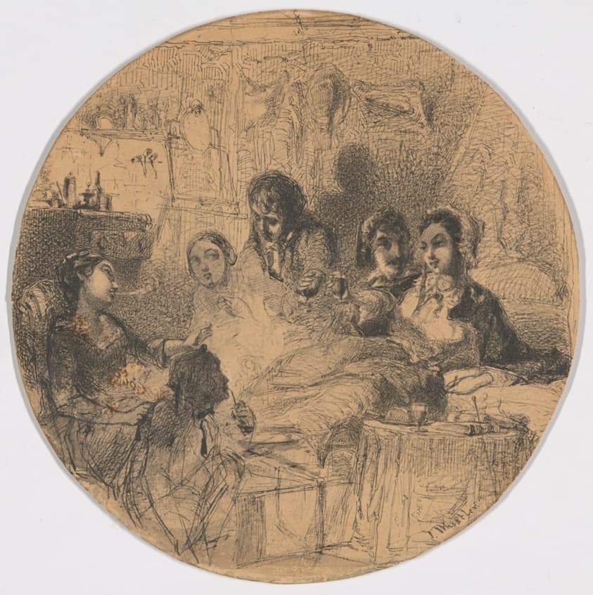 Scene from Bohemian Life — James McNeill Whistler