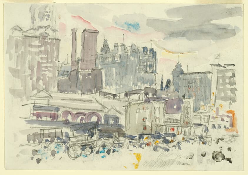 West Street, New York — John Marin