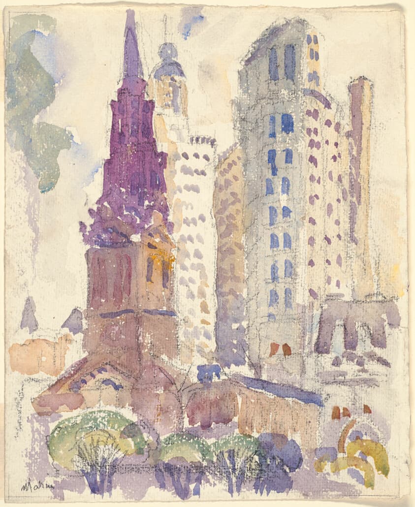 Saint Paul's, with Other Buildings — John Marin
