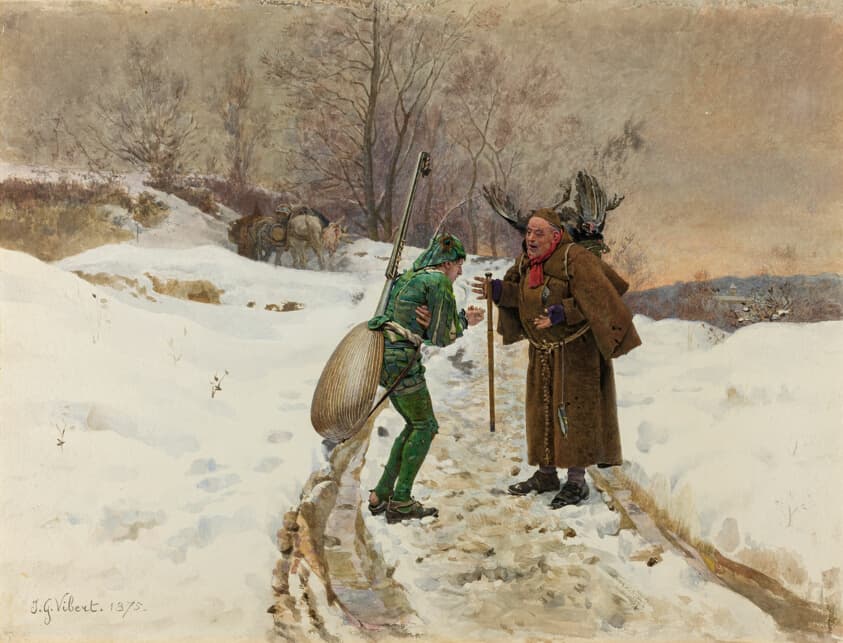 The Ant and the Grasshopper — Jehan Georges Vibert