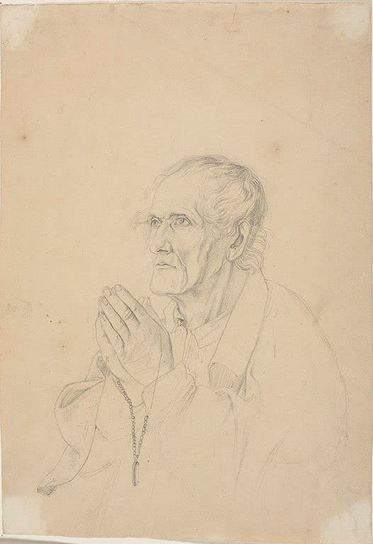 Old Man Praying — Johann Friedrich Overbeck