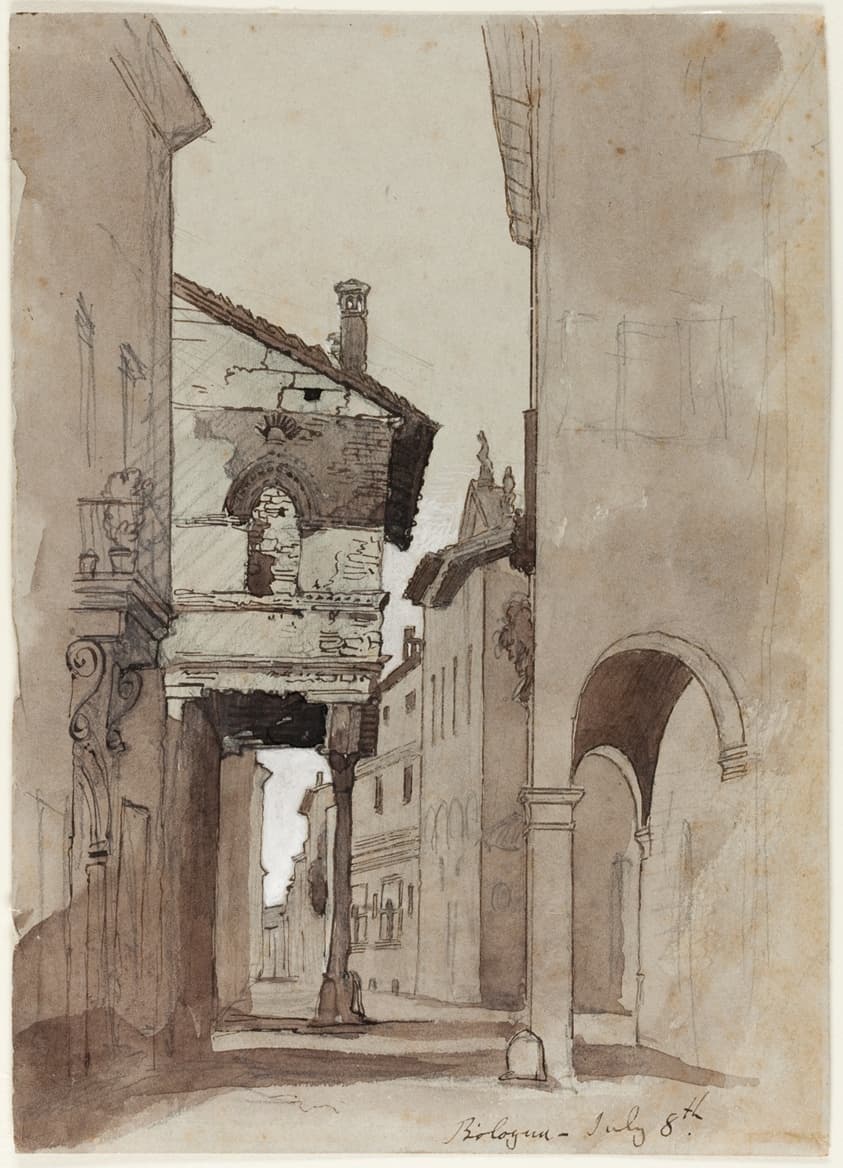 Street in Bologna — John Ruskin
