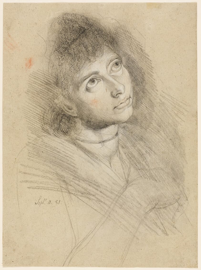 Portrait of a Woman (Martha Hess) — Henry Fuseli