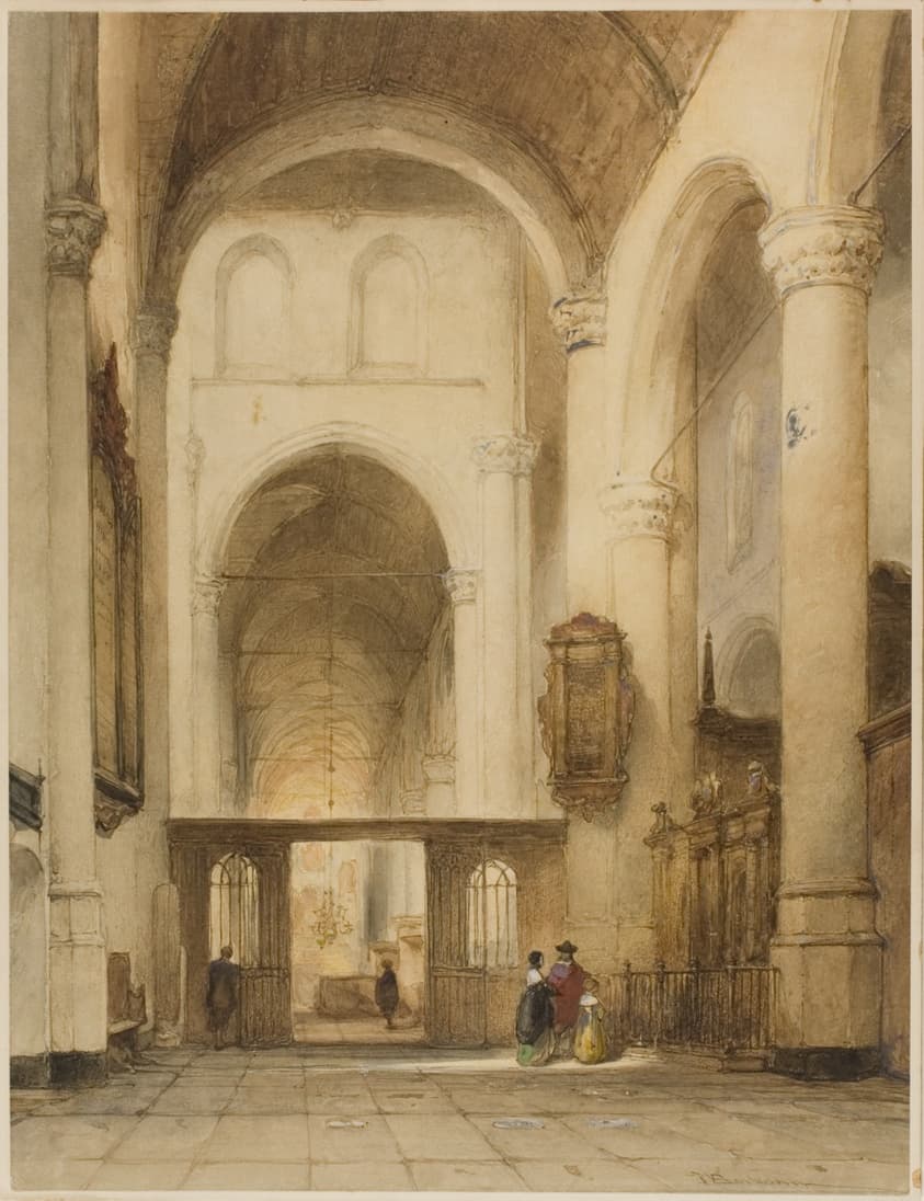 Church Interior — Johannes Bosboom