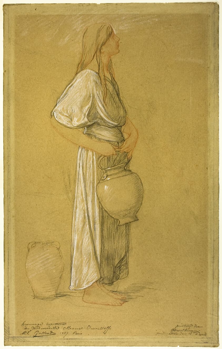 Study: Woman with a Jar — Pierre Victor Galland