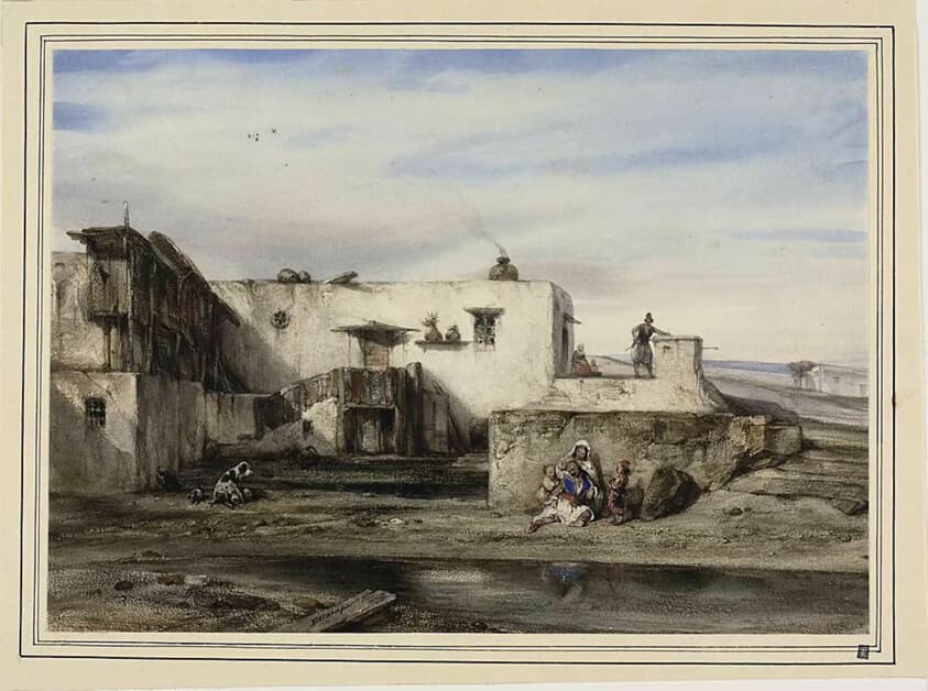 Greek Village — Alexandre Gabriel Decamps