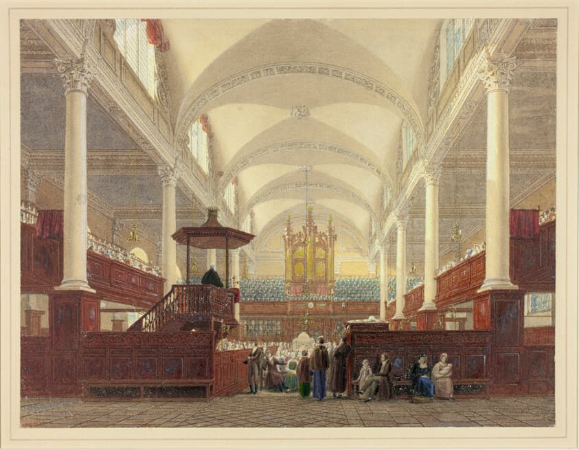 Interior of Christ Church — Frederick MacKenzie