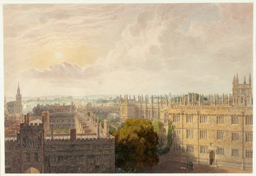 View From Radcliffe Library — Frederick MacKenzie