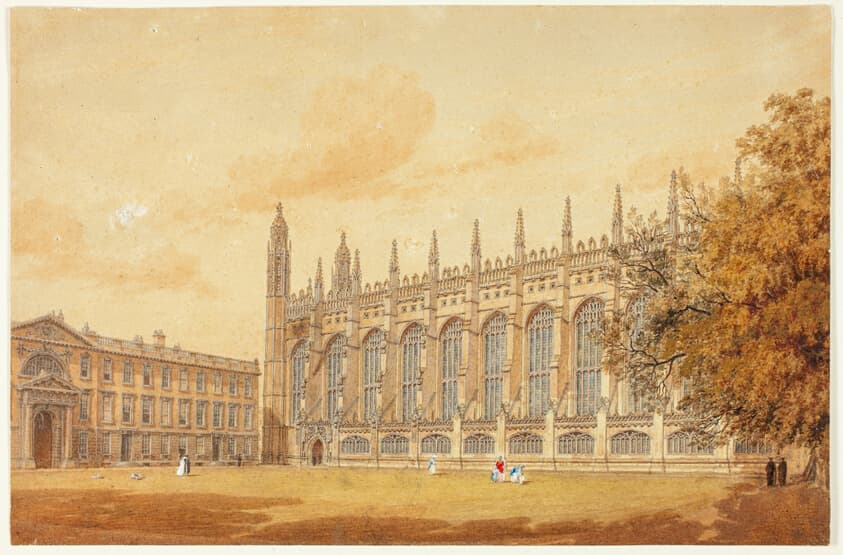 South Side of King's College Chapel, Cambridge — Frederick MacKenzie