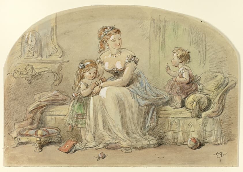 The Little Lecturer — Hablot Knight Browne