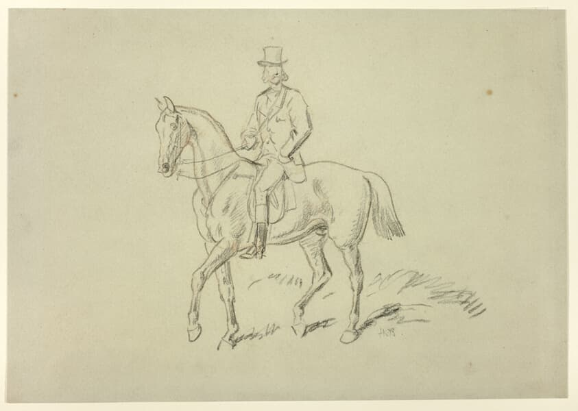 Horseman — Hablot Knight Browne