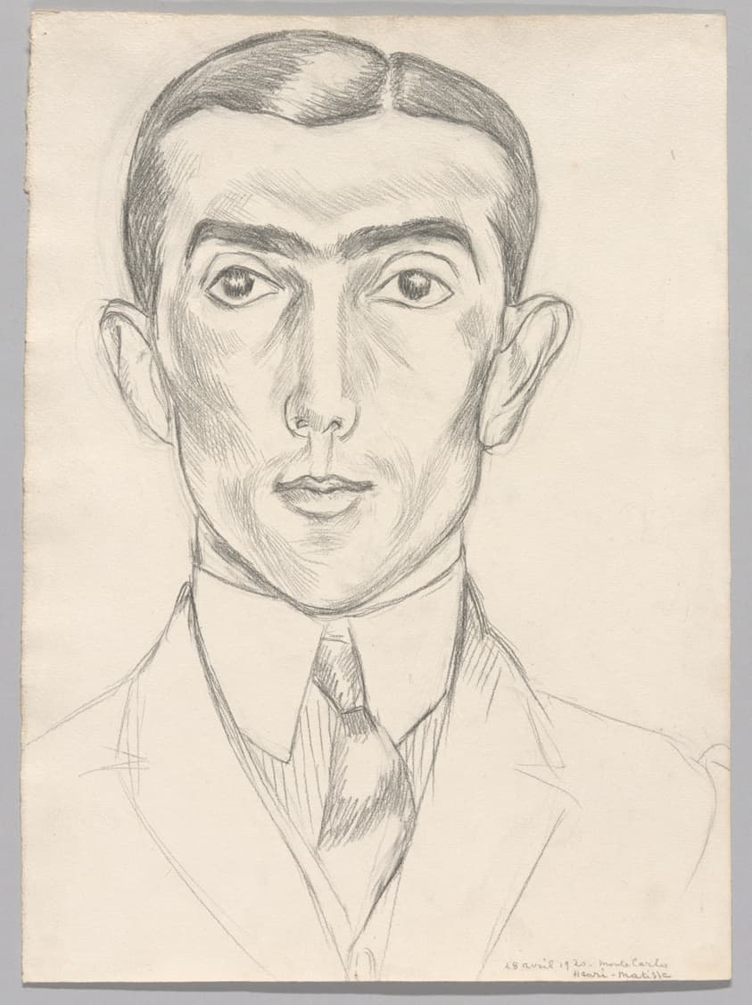 Portrait of Léonide Massine — Henri Matisse