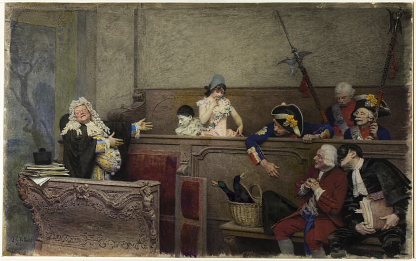 Trial of Pierrot — Jehan Georges Vibert