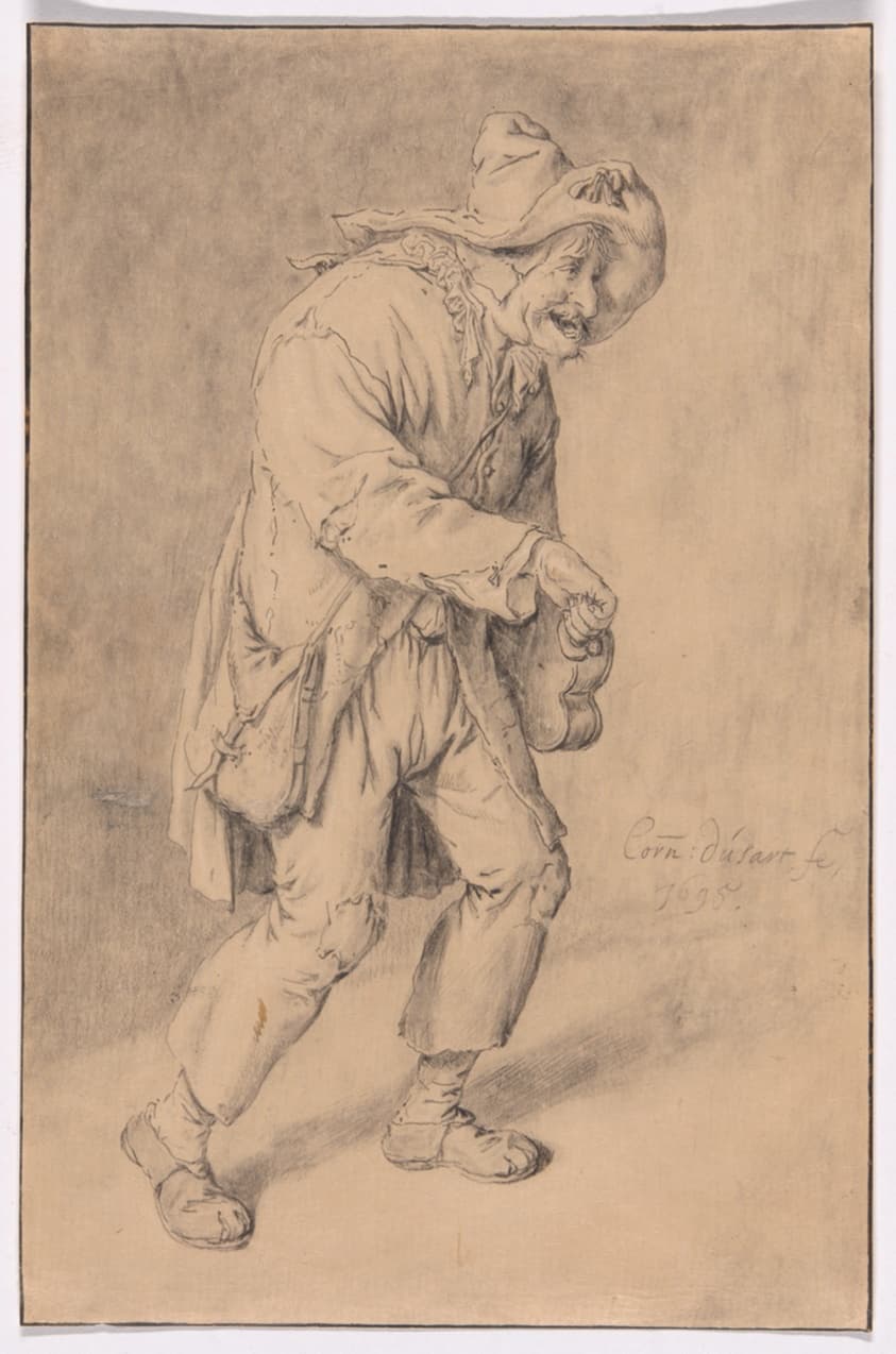 Hurdy-Gurdy Player — Cornelis Dusart
