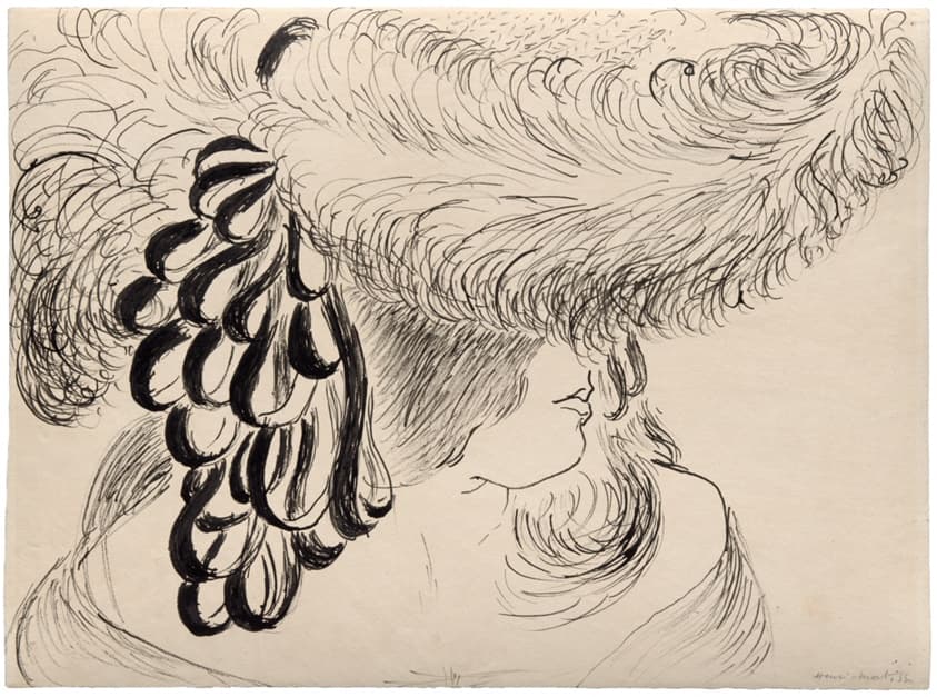 Girl in Plumed Hat (Mlle Antoinette) — Henri Matisse