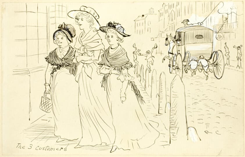 The Three Customers — Randolph Caldecott