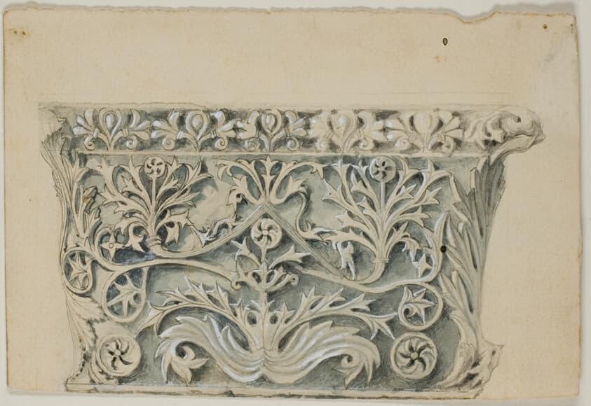 Byzantine Column Capital — John Ruskin